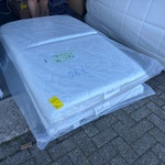 Topper Gel laag split 160x200cm, Caresse 750
